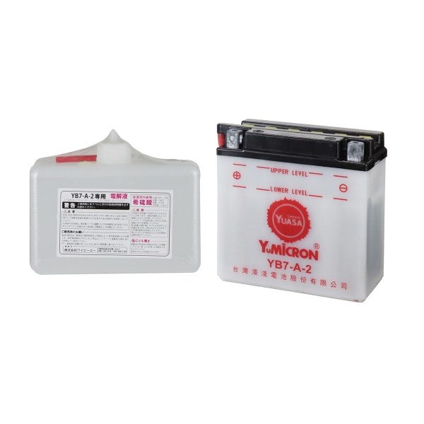 台湾ユアサバッテリー YB7-A-2 | バイクパーツセンター