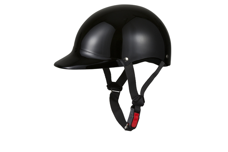 半キャップ　半帽　ヘルメット バイクヘルメット 半キャップ 半ヘル 白ツバ Lサイズ 57~59cm SG