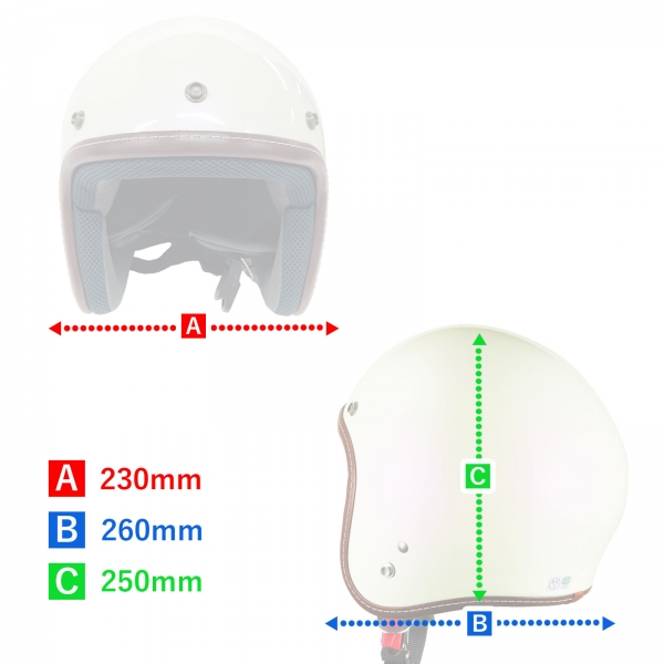 ホワイト ジェットヘルメット シールド付き ZACK ZJ-3 ジェットヘルメット(ホワイト) バイクヘルメット