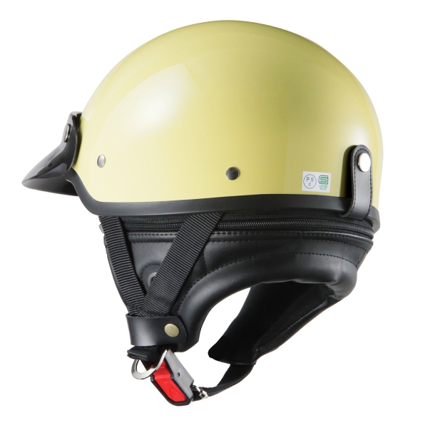 ヘルメット ポリスハーフ KC-017K アイボリー | バイクパーツセンター