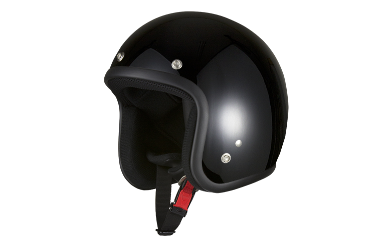 ブラック スモールジェットヘルメット bike-parts-center_75-10-08