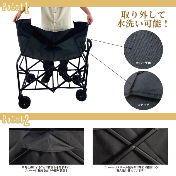 キャリーカート ブラック 90L | NBSジャパン