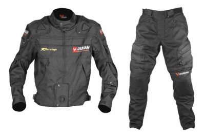 DUHAN バイクジャケット パンツ 黒　Mサイズ　上下セット DUHAN ジャケット＆パンツセット ブラックM | NBSジャパン